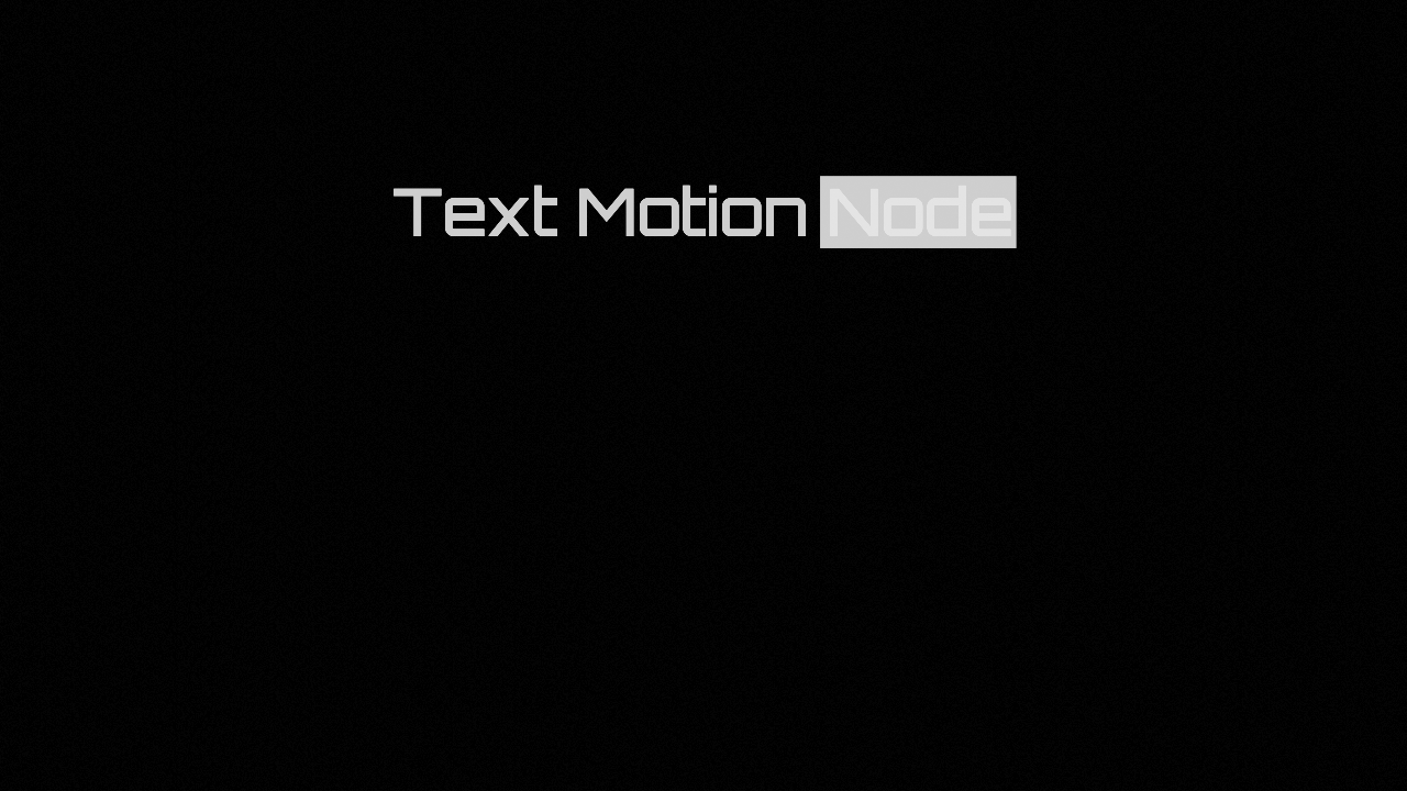Compositor Node 3dbb Text-Motion-01 preview image 3